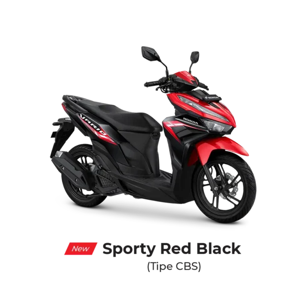 Sporty Red Black