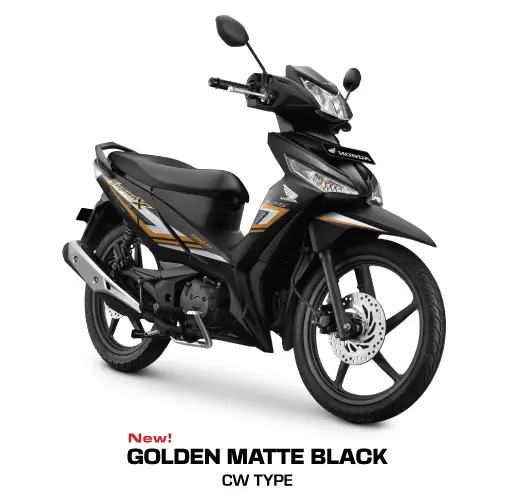 Honda Supra X 125 FI Golden Matte Black
