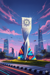 Ilustrasi Monumen Kota Tangerang by Bogor Honda Dealer Motor Honda Resmi