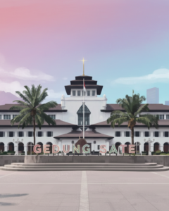 Ilustrasi Monumen Kota Bandung by Bogor Honda Dealer Motor Honda Resmi